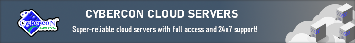 Cybercon Cloud Servers Ads